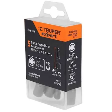 Dado magnetico 1/4* Truper
