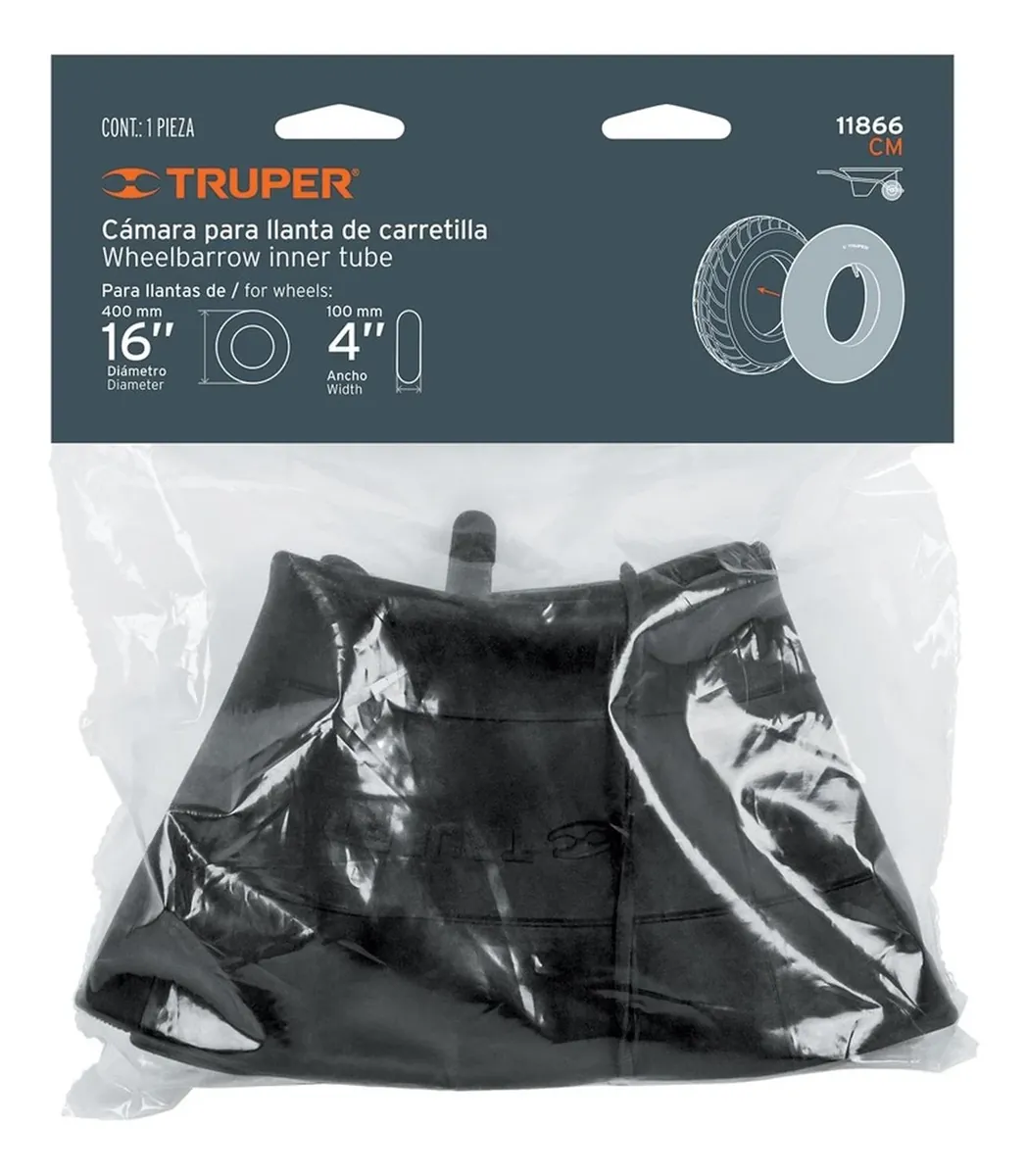 Camaras para carretilla n° 16*4 - Truper