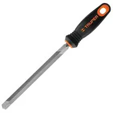 Lima triangular pesado 8"con mango Truper