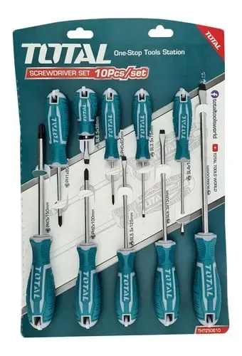 Desarmador juego Total x 10 pcs