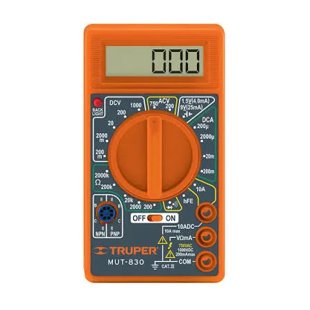 Multitester escolar digital - Truper