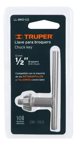 Llaves p/mandril 1/2 - cj*6 - Truper