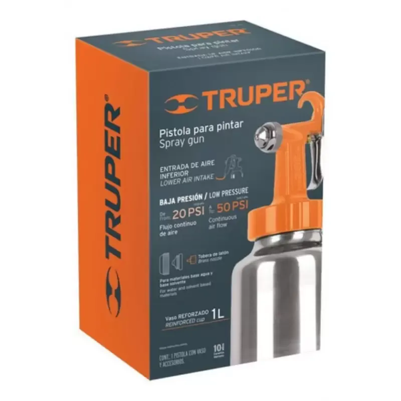 Pistola Truper 19000 baja presión