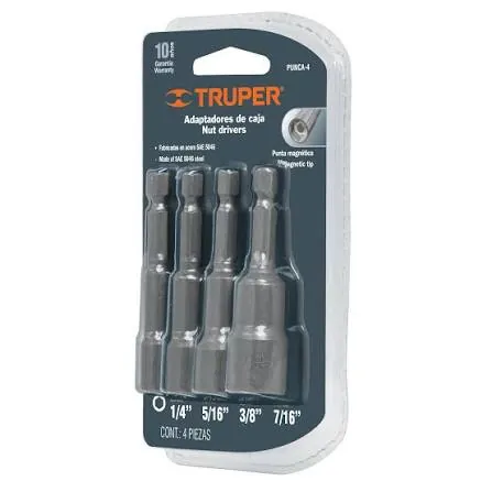 Juego de dados magneticos * 4 pzs - Truper