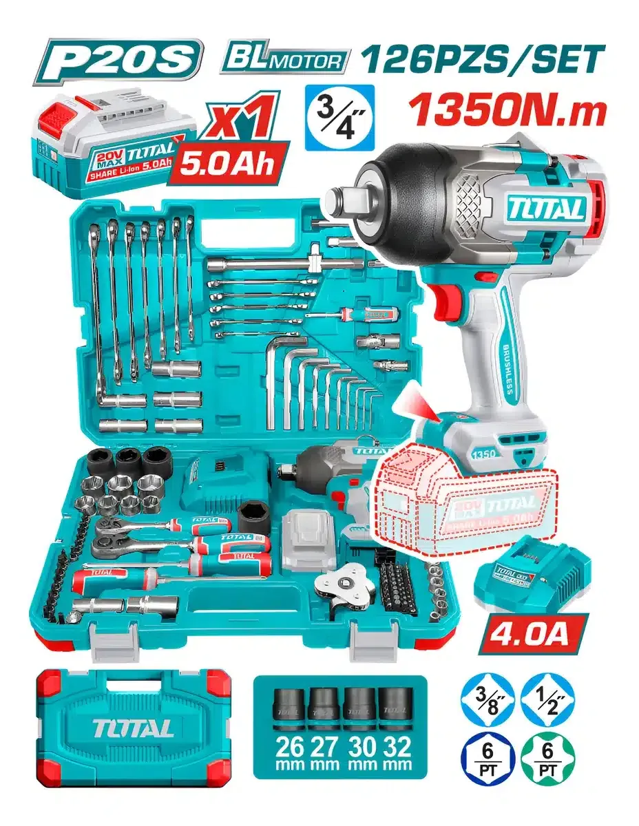 Pistola de impacto Total con juego de dados
